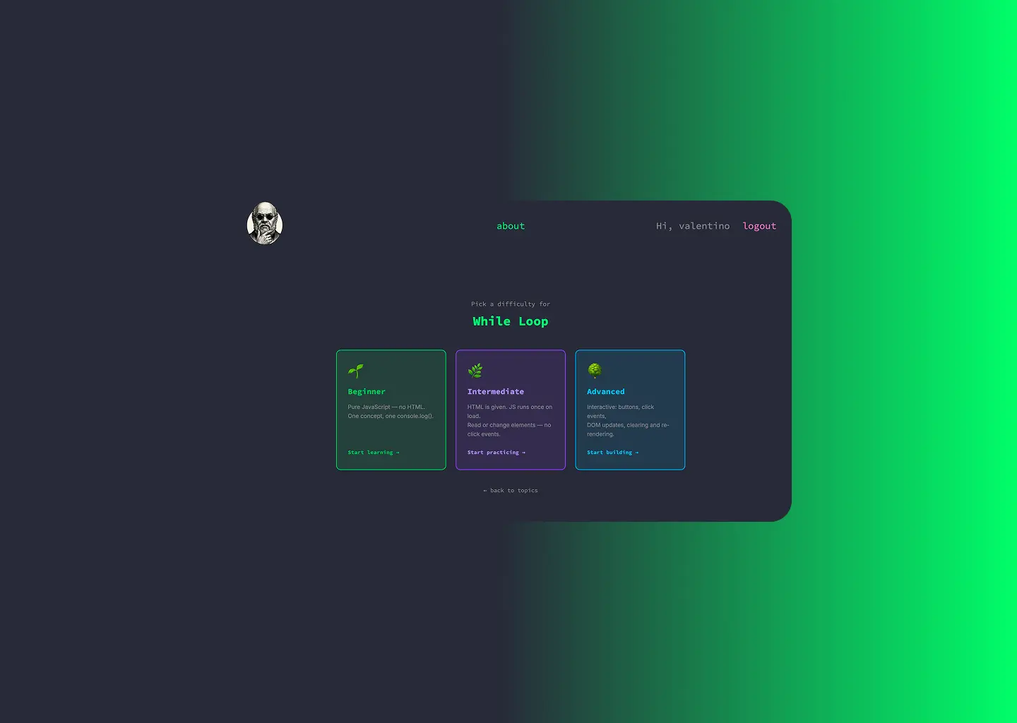 SOCRATIC JS — project image 4